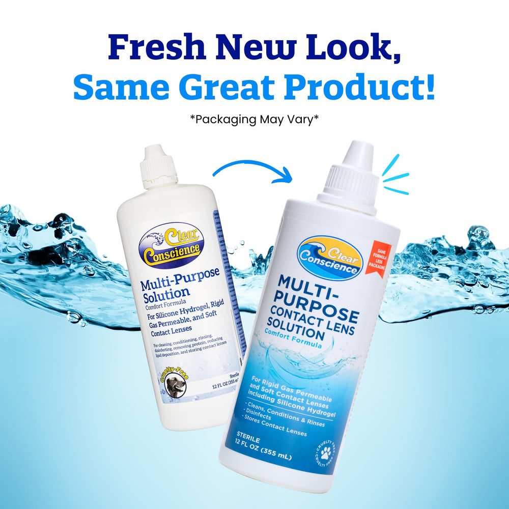 Clear Conscience vegan, cruelty-free formula supporting ethical eye care.