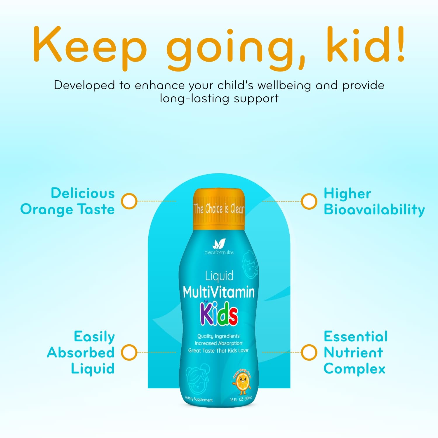 Clear Formulas CGMP American facility label emphasizes trusted production.