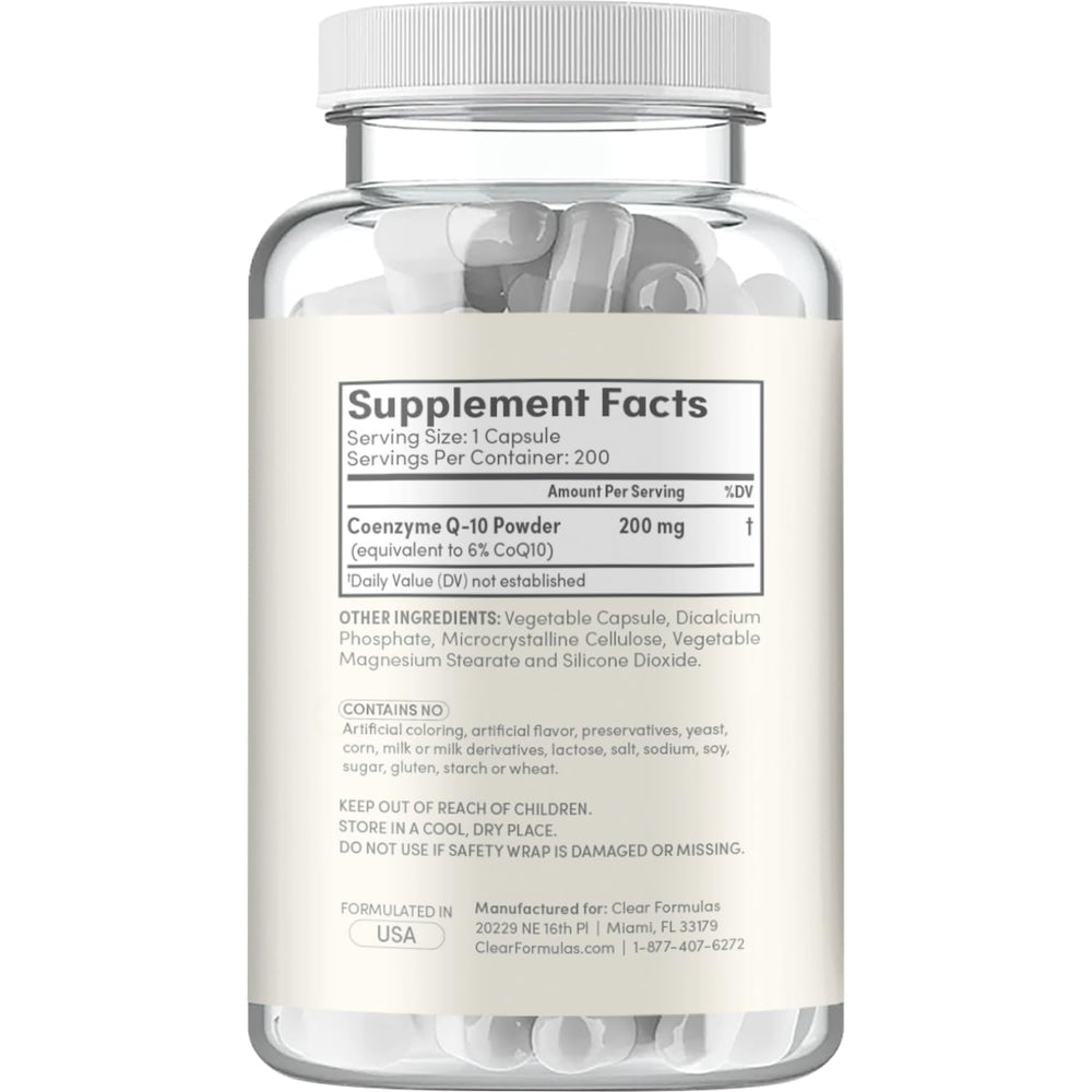 Clear Formulas branding on clean product label