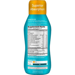 Pour-ready Clear Formulas kids multivitamin bottle for simple daily use.