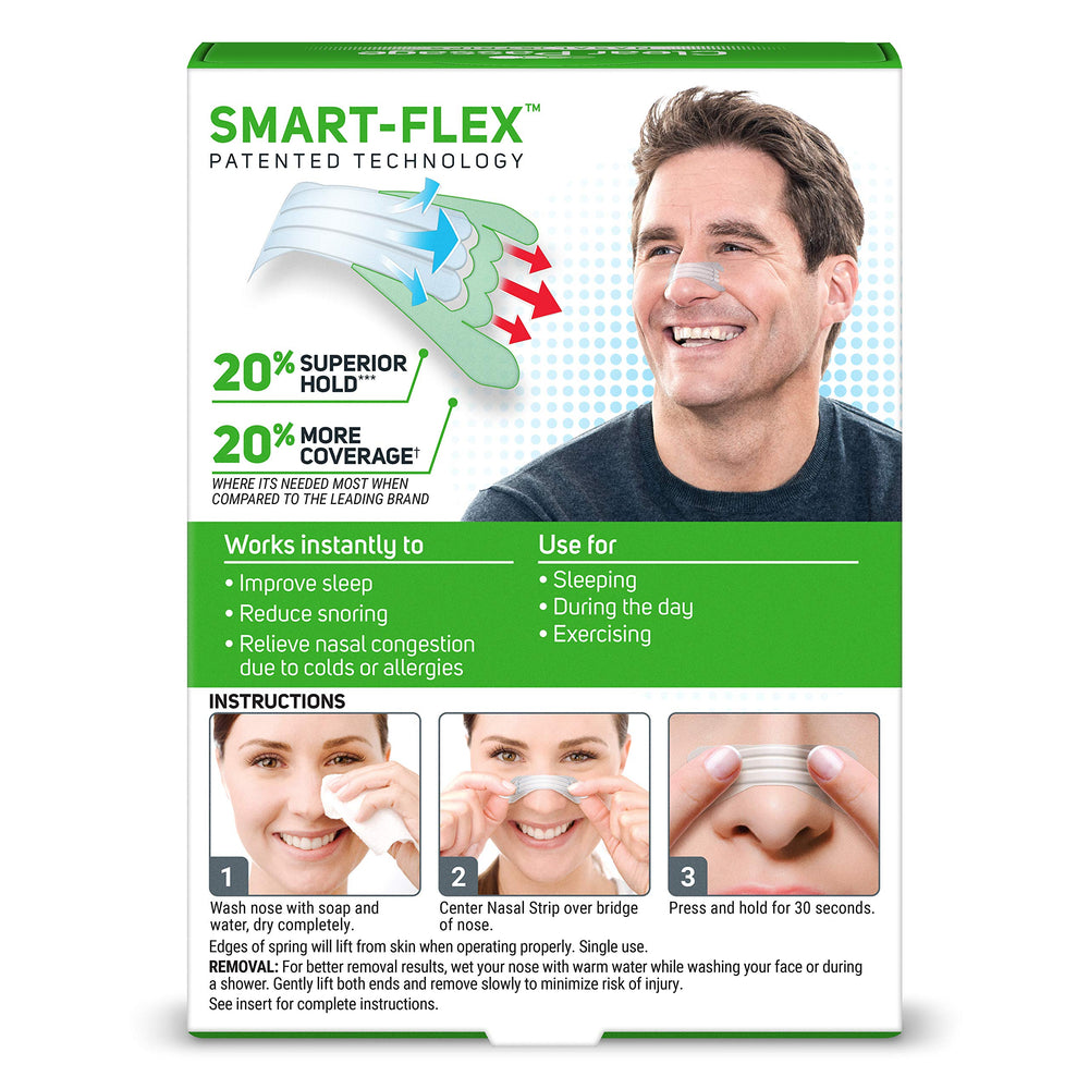 Clear Passage Nasal Strips se retiran con facilidad al terminar su uso