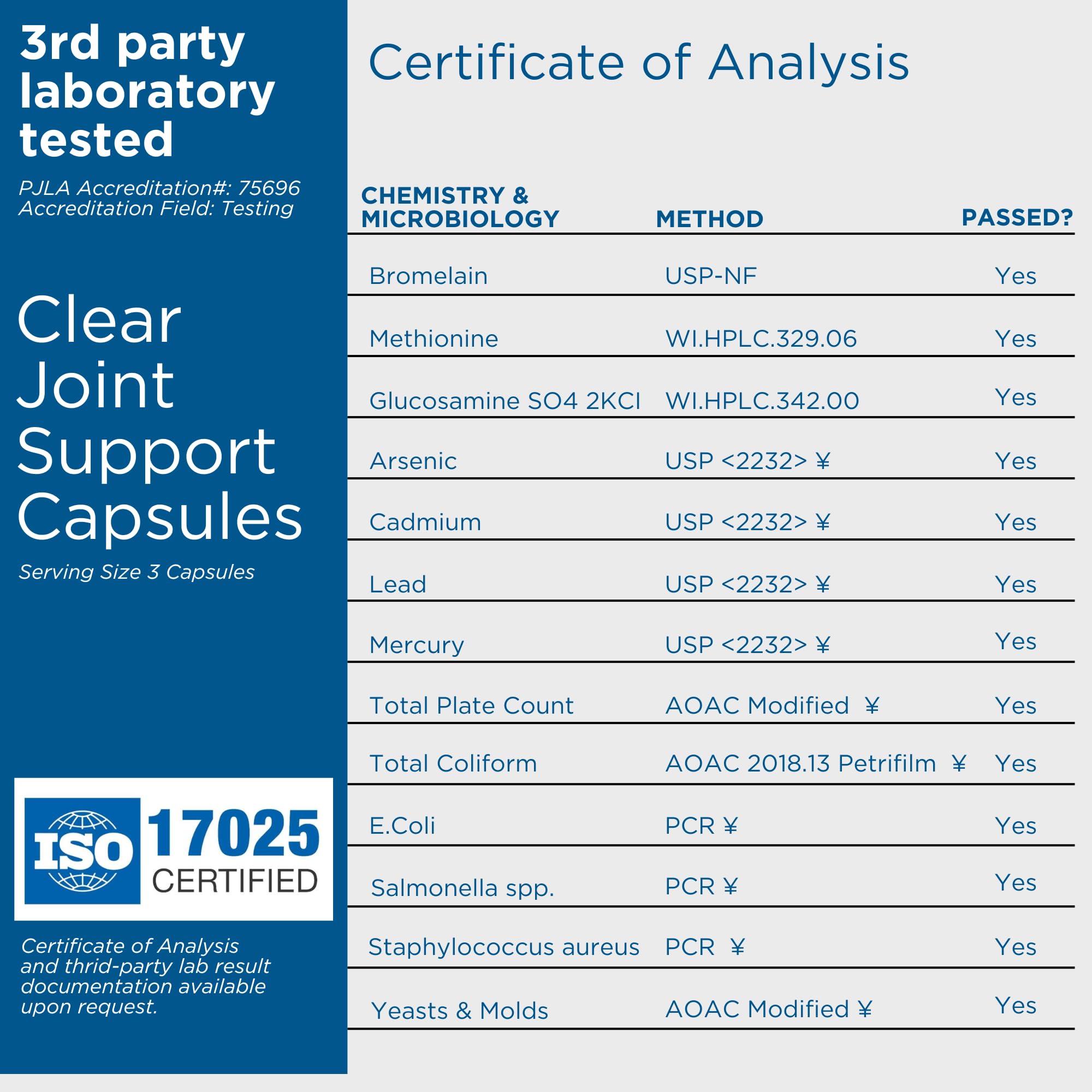 Clear Probiotics Made in USA stamp signaling quality and safety.