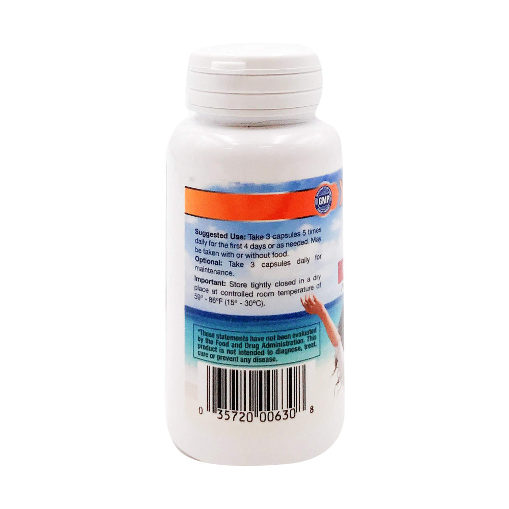 Clear Tract D-Mannose bottle front label, cranberry alternative option