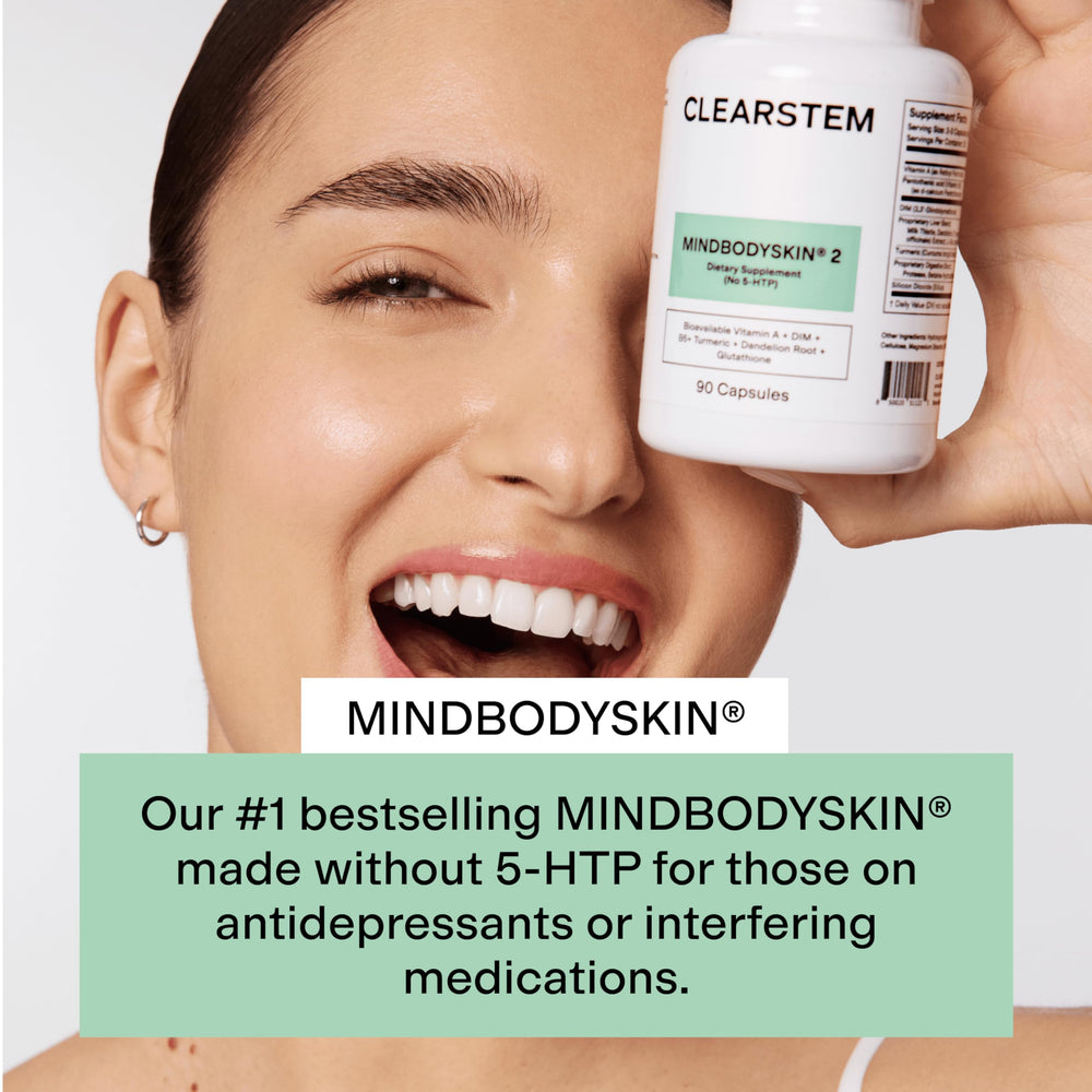 CLEARSTEM MindBodySkin digestive enzyme capsules support digestion.