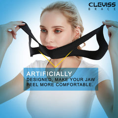 CLEVISS BRACE adjustable strap fits various head sizes with ease.