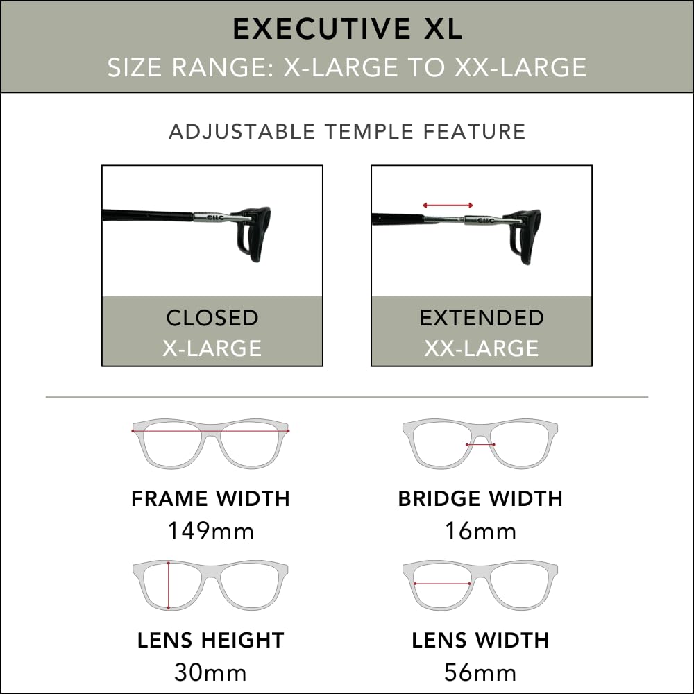 Clic Executive frame in Regular size for a smaller fit
