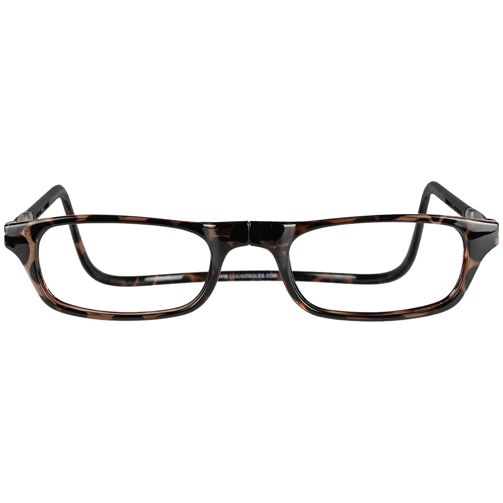 Clic front magnet connection enables quick removal and convenient wear around the neck.