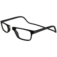 Clic reading glasses with front magnet connection for quick on-off use