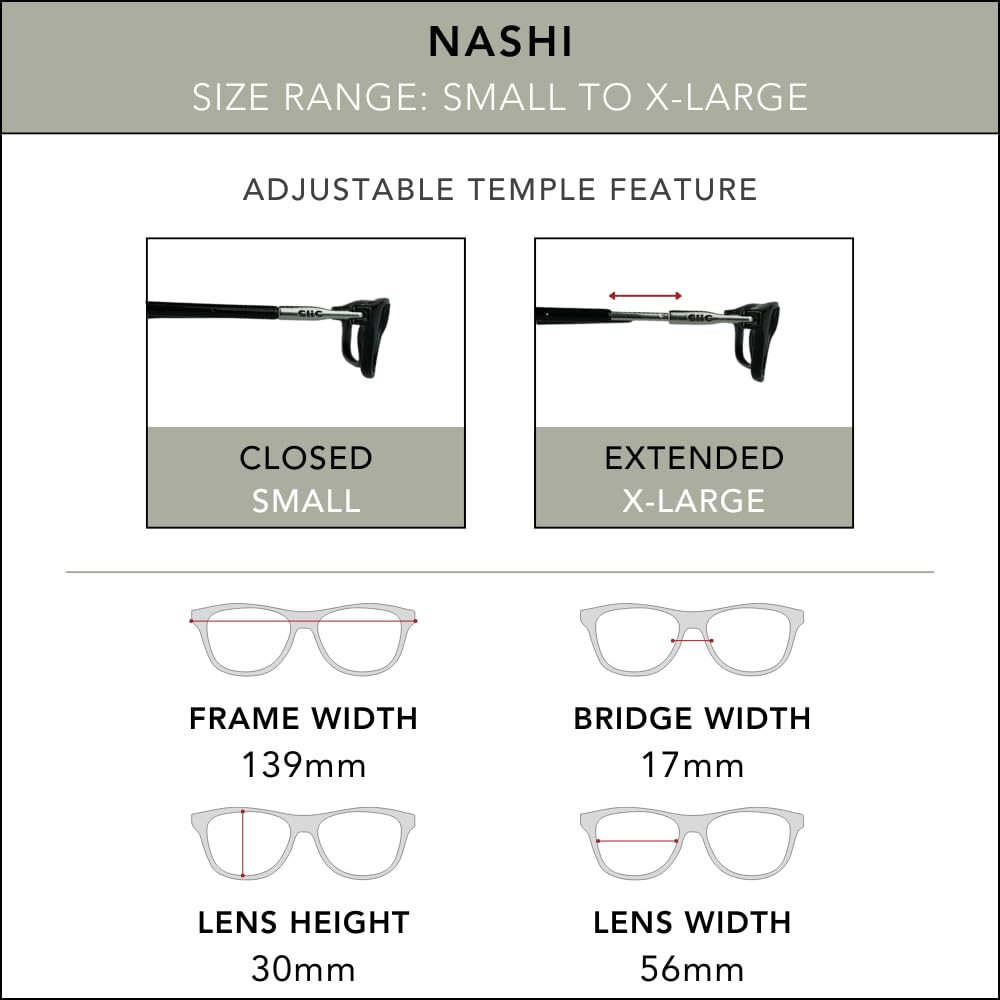 Clic size range S-XL for a broad user fit