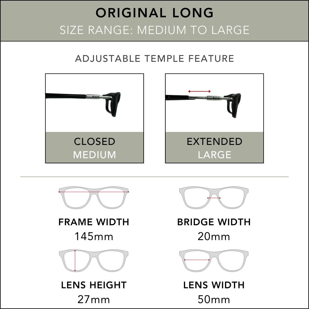Clic replaceable lenses let you customize for different tasks.