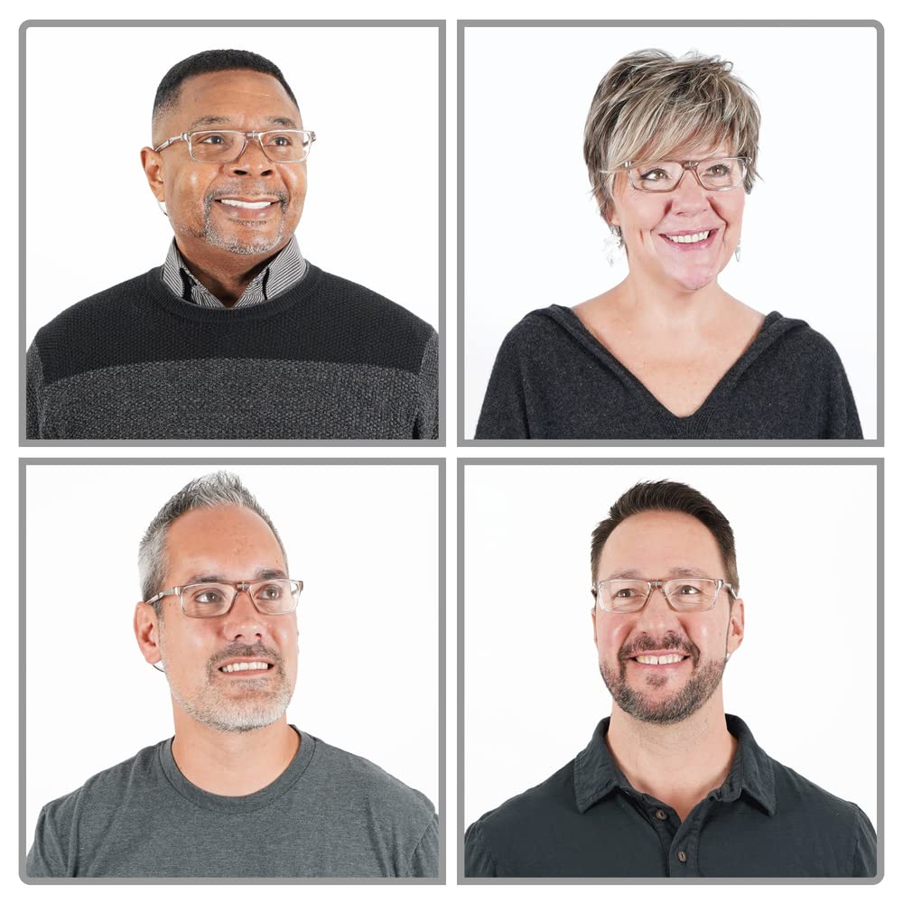 Clic wrap-around headband keeps glasses ready around your neck.