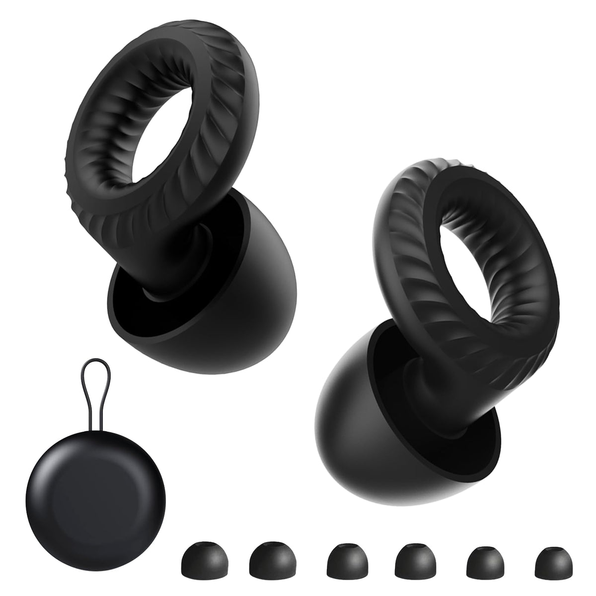 Clicar ear plugs sleeping with 30dB noise reduction for a calmer night.