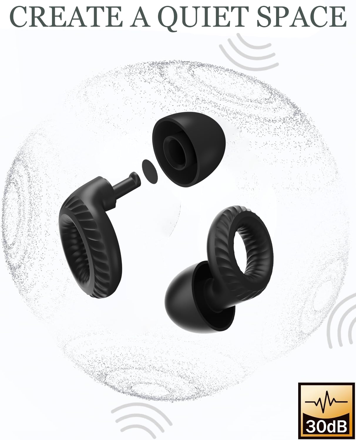 Clicar ear plugs soft silicone for comfortable all-day wear.