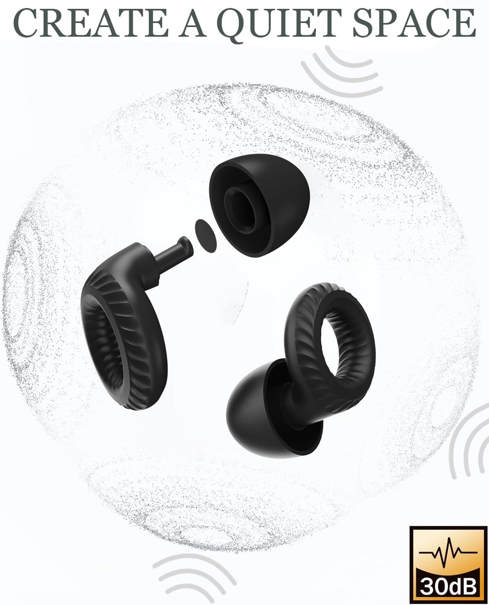 Clicar ear plugs soft silicone for comfortable all-day wear.