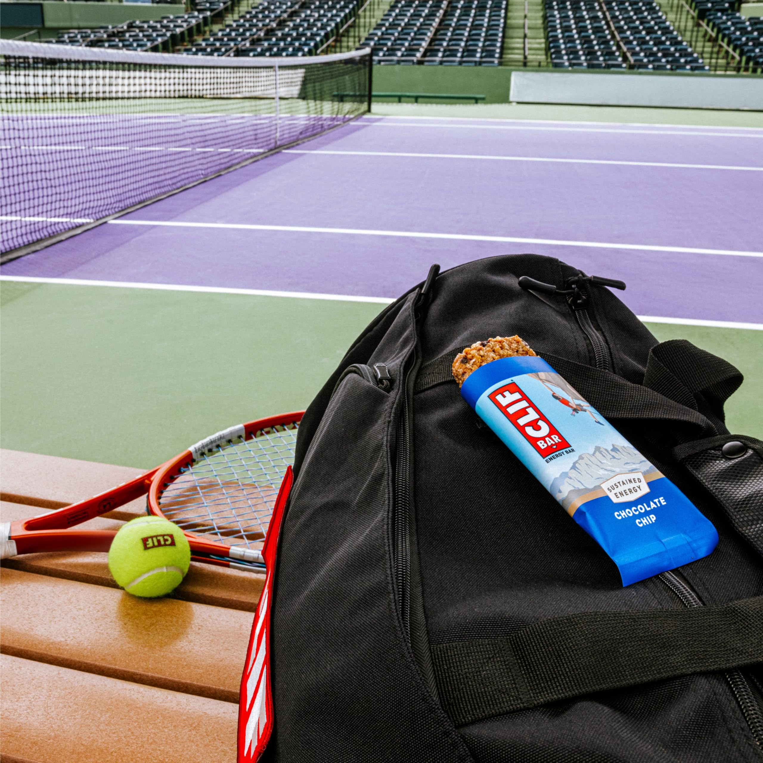 CLIF Bar athlete with gym bag, ideal for training