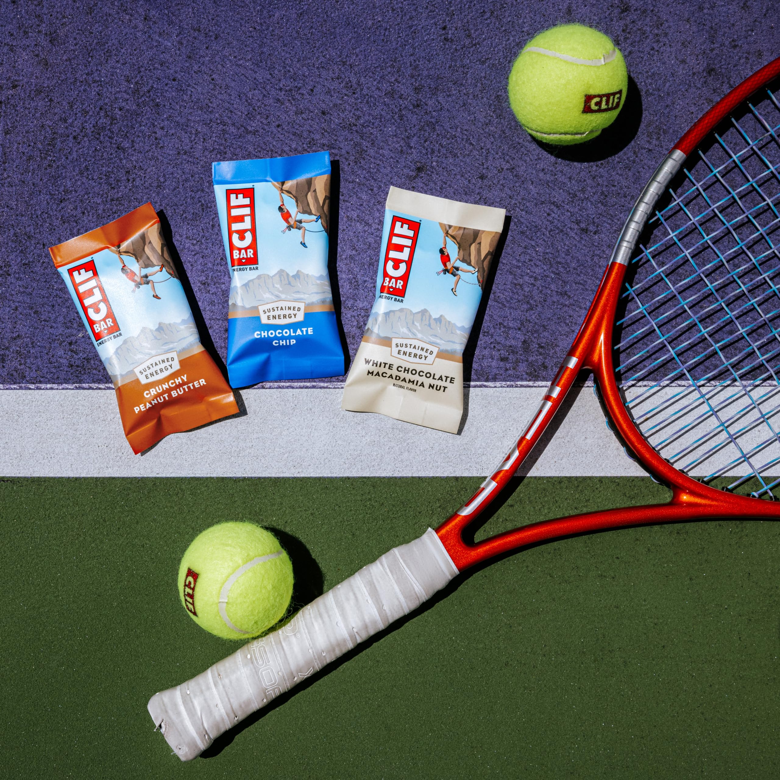 Hand holding a convenient bite-sized CLIF Bar portion