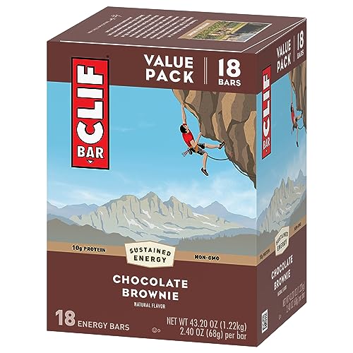 CLIF Bar Chocolate Brownie powering workouts.
