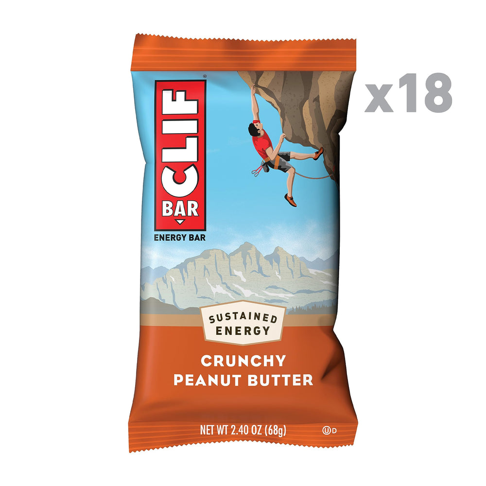 CLIF Bar Organic oats close-up, highlighting wholesome ingredients.