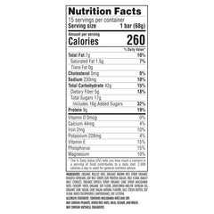 CLIF Bar 15-pack box close-up highlighting packaging and texture