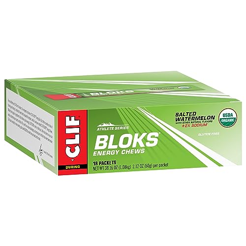 Athlete snacking with CLIF BLOKS during training sessions.