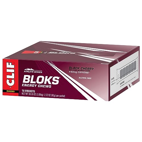 Cyclist using CLIF BLOKS during a ride for energy