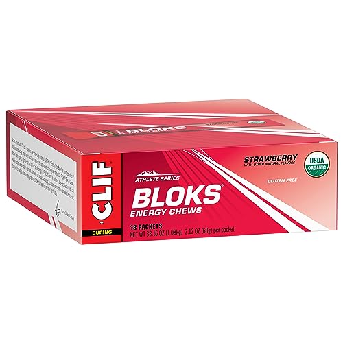 No artificial flavors in CLIF BLOKS Strawberry flavor chews for a clean profile.