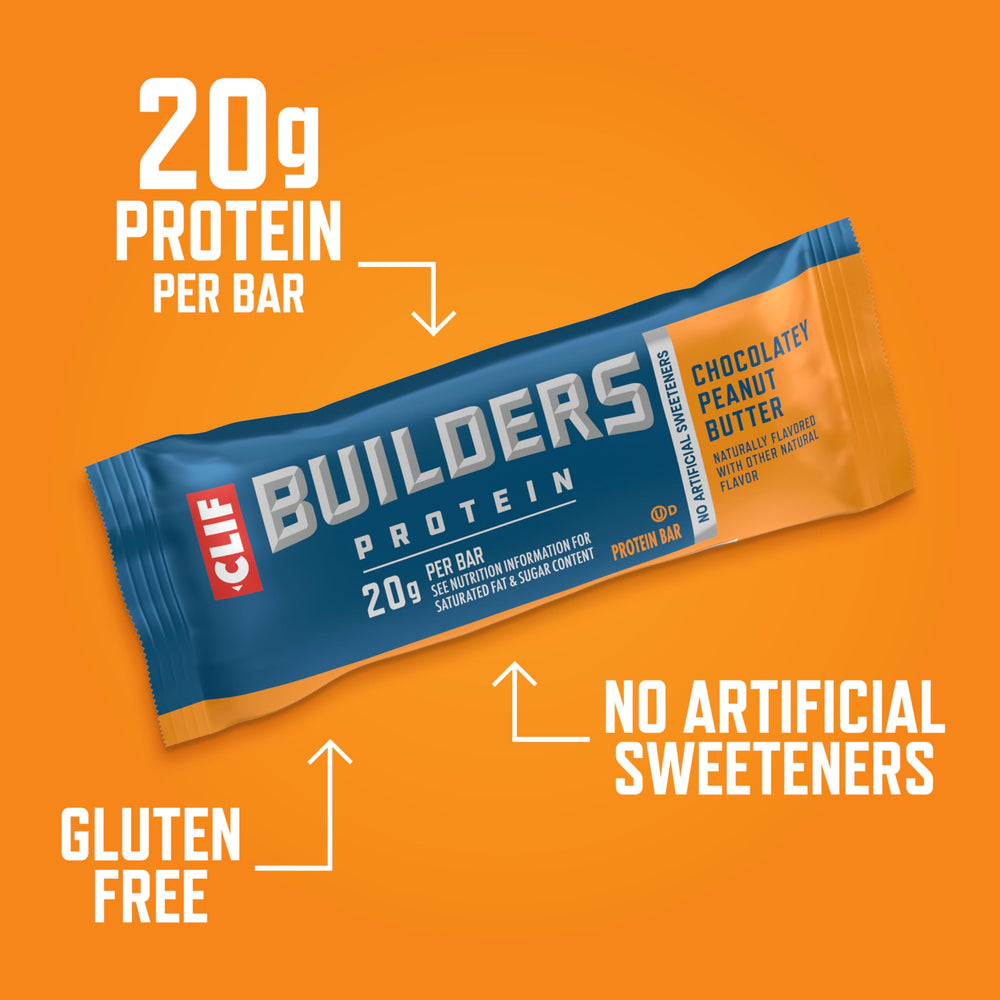 CLIF BUILDERS bar after workout, fuel for steady progress