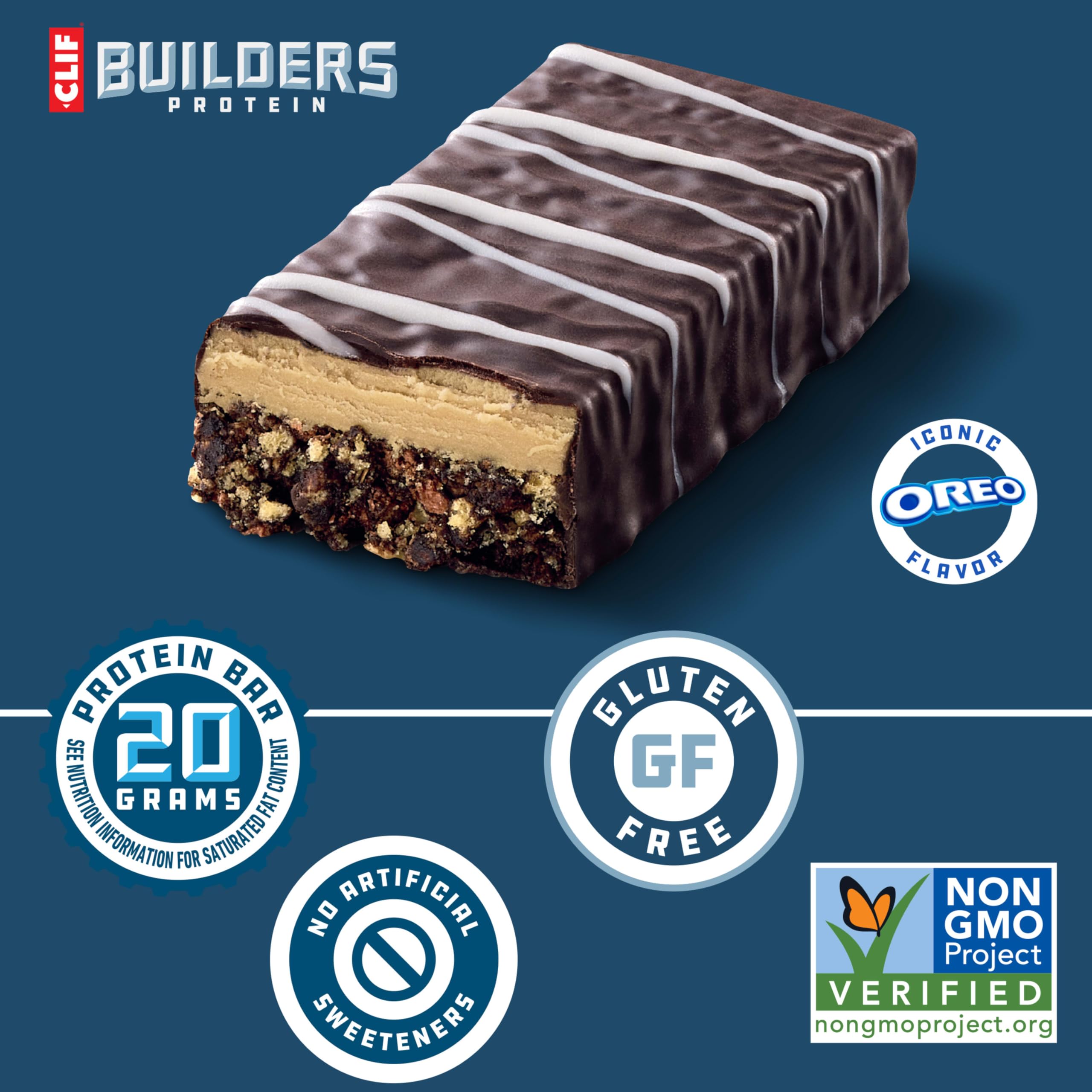 CLIF BUILDERS OREO-Bar after workout as a recovery snack