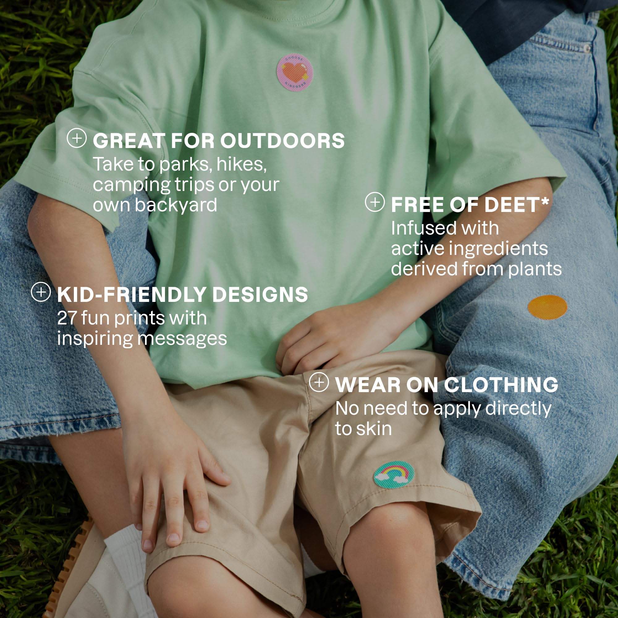 Cliganic easy peel stick patches for quick protection during activities