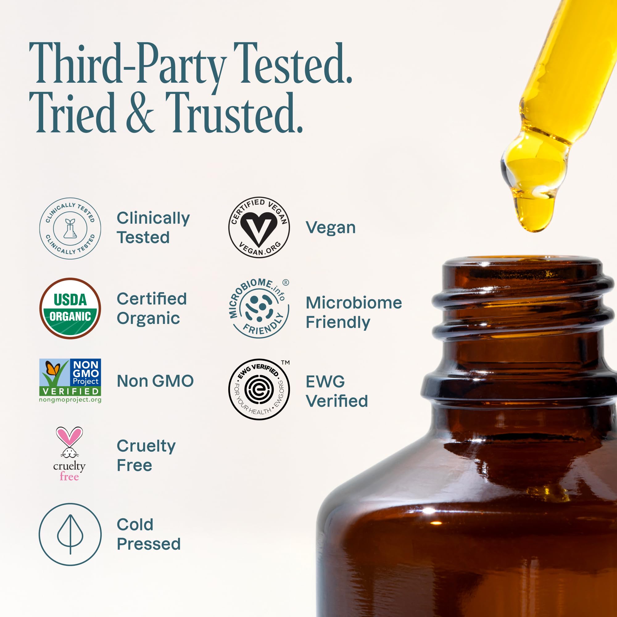 Cliganic Jojoba Oil dispensing spout for easy DIY blends