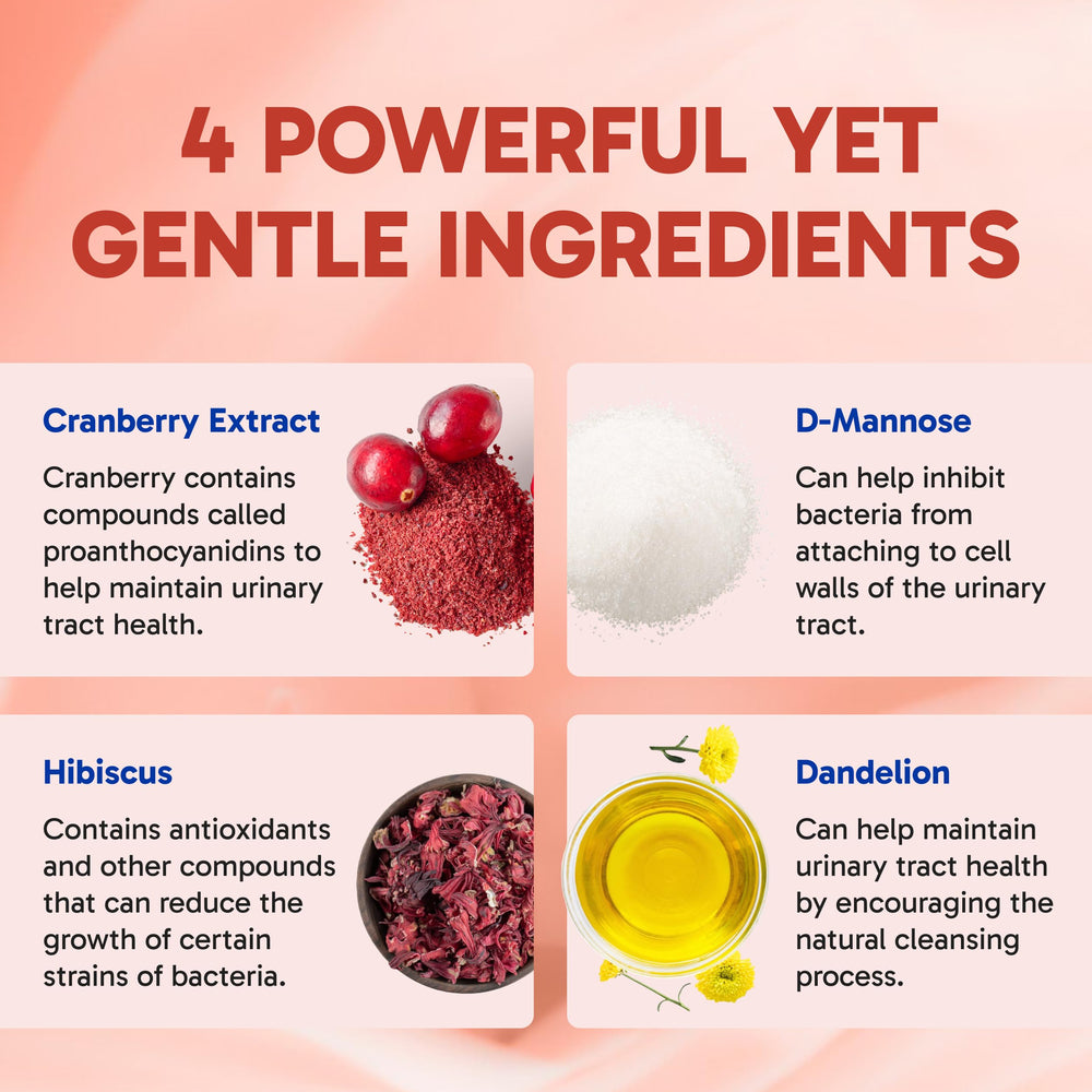 Clinical Effects UT Support cranberry blend highlights antioxidant-rich formula.