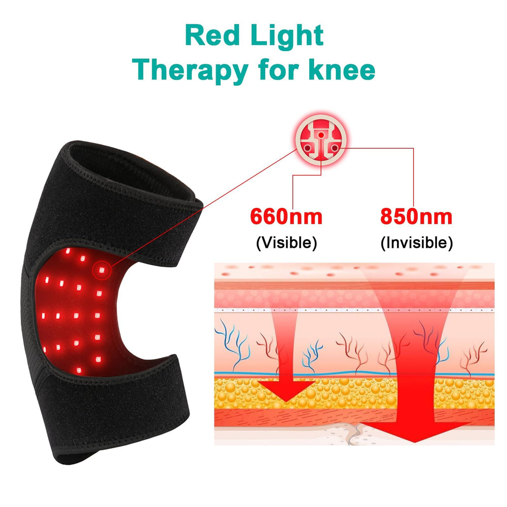 CLMTAS red light knee pad compact design ideal for travel
