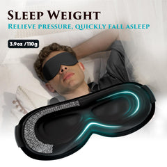 CLOMAY memory-foam breathable eye mask provides soft support and airflow