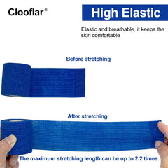 Clooflar flexible compression supports joints while staying comfortable during activity.
