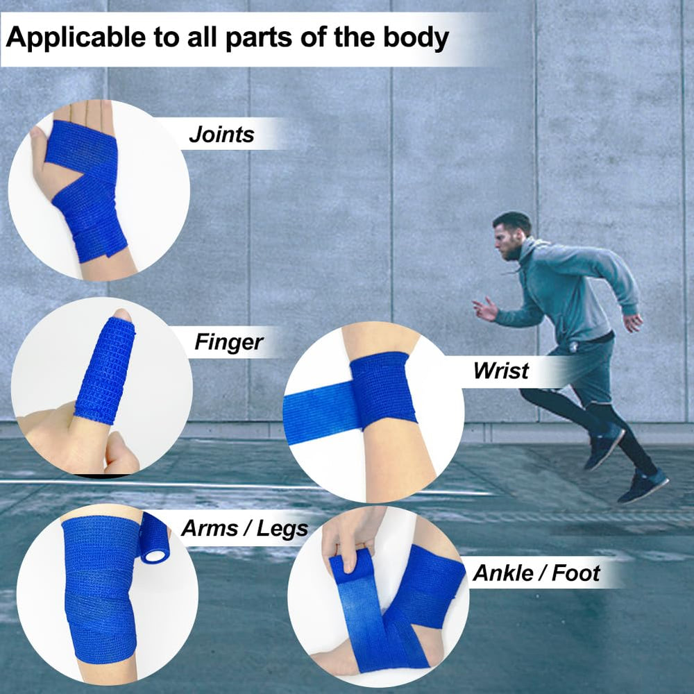 Clooflar is versatile for sports wraps, tattoo grip, and anti-slip racket use.