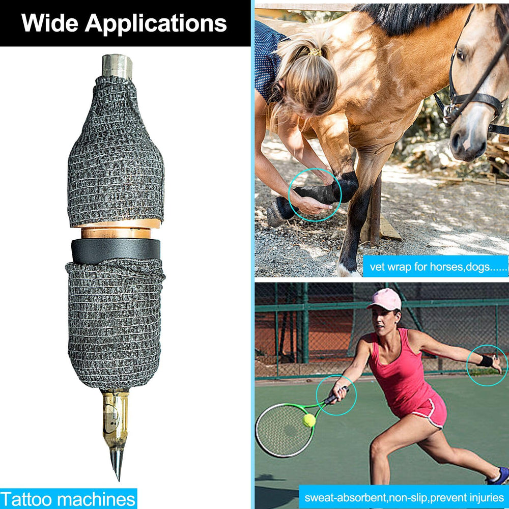 Clooflar anti-slip racket wrap improves grip during play