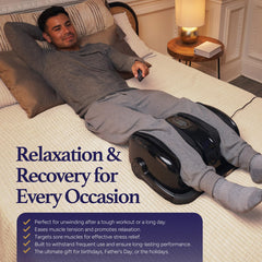 Deep kneading rollers target arches and soles for comfort