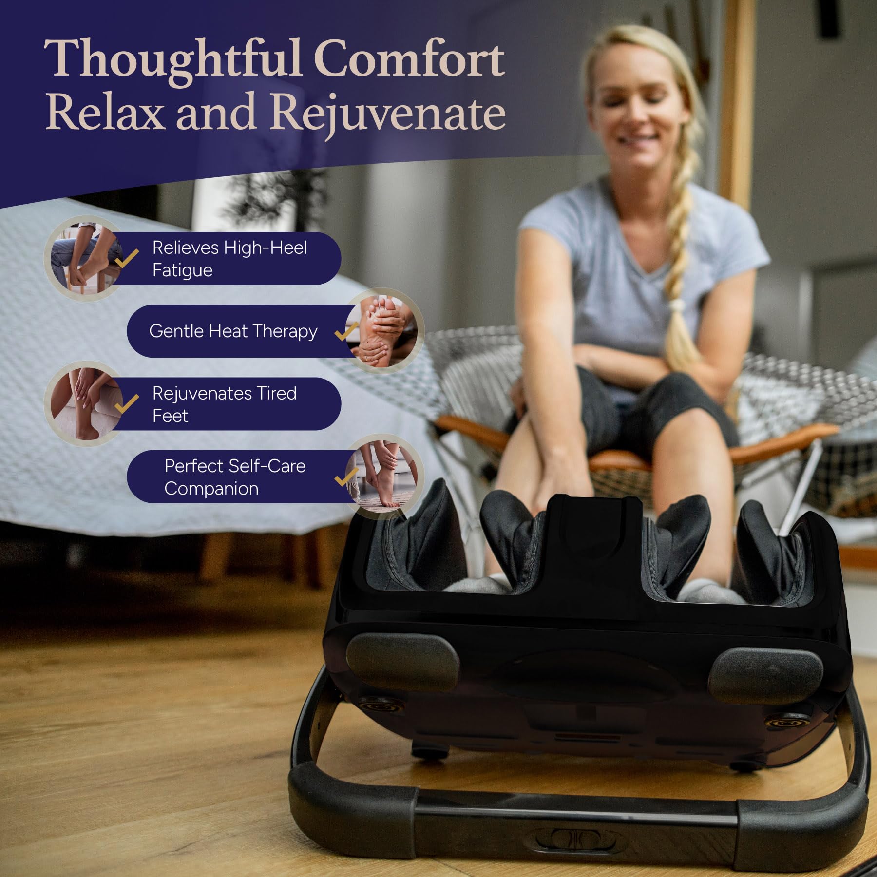 Adjustable heat therapy settings for personalized warmth