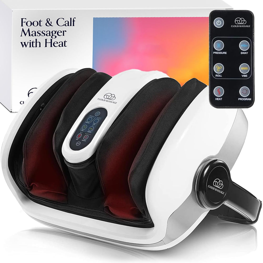 Cloud Massage Shiatsu Foot Massager with Heat top view for relaxing home relief