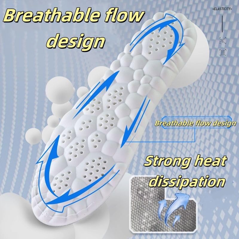 Cloud Soles perforated design promotes airflow for cool feet.