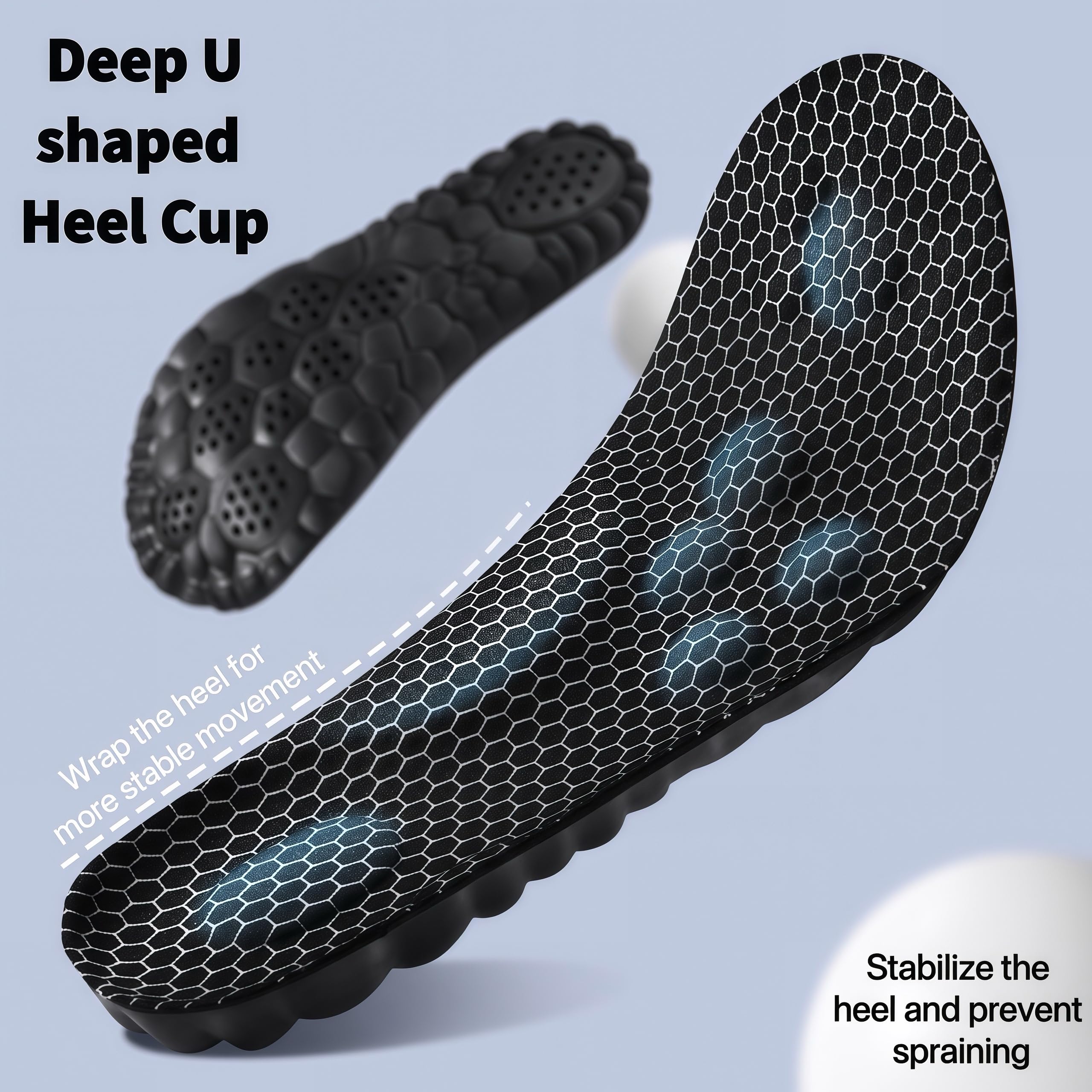 Cloud Soles support arch and heel for everyday foot comfort