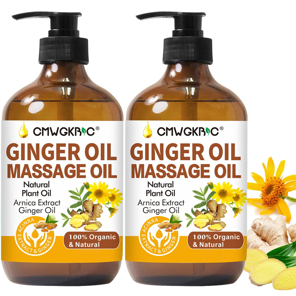 CMWGKBC ginger oil for massage pack 2, ideal for at-home relaxation.