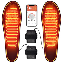 CNaiyunpin heated insoles with external battery design for lighter footwear warmth