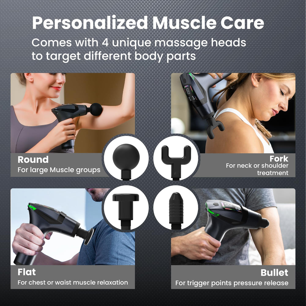 CNAPES portable massage gun ideal for gym or home use.