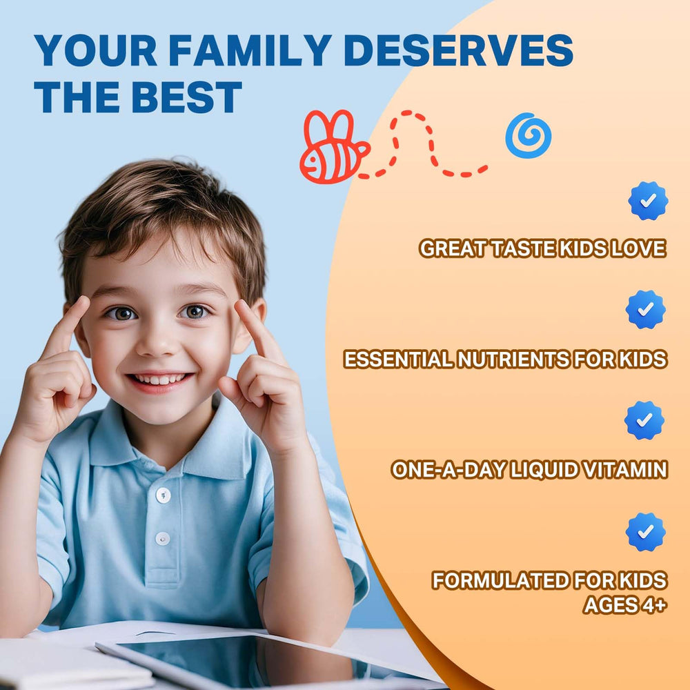 Nutrition facts panel on CNCHEF Magnesium Drops for Kids