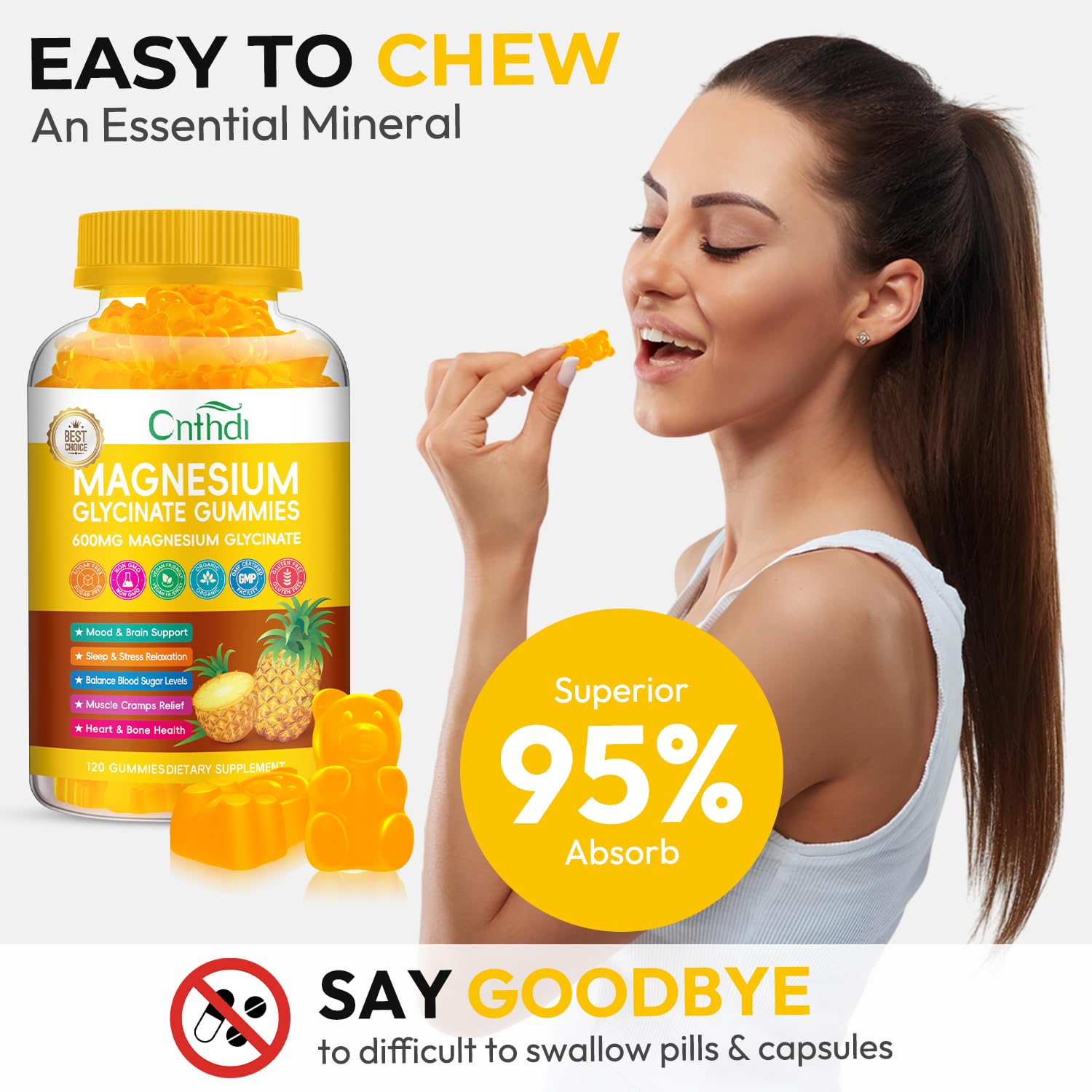 CNFHDI 60-day supply gummies demonstrate easy daily ritual and consistent intake.