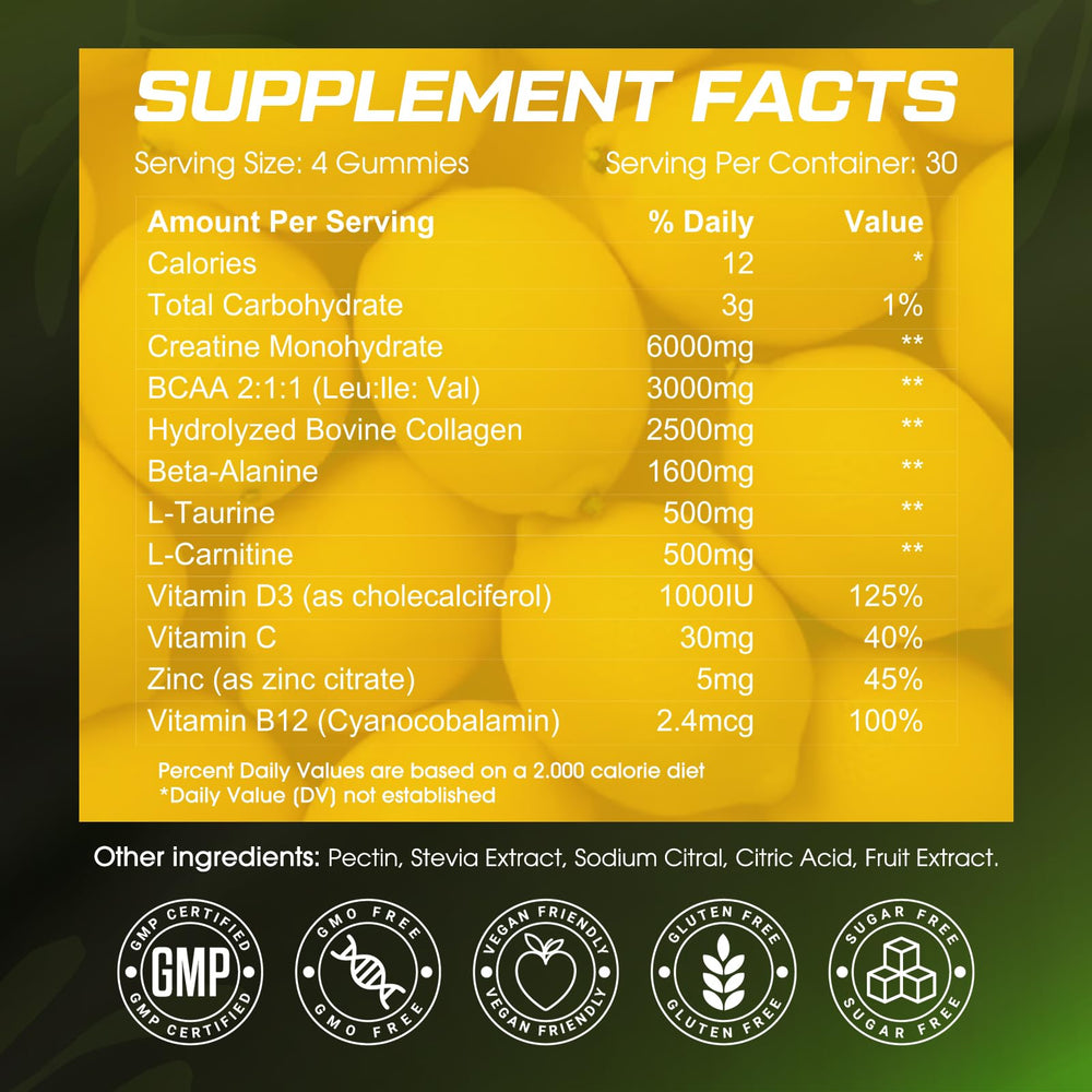 CNFHDI Creatine Gummies daily-use bites convenient for consistent training.