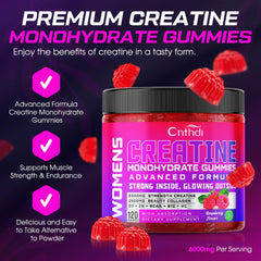 CNFHDI Creatine Gummies pack-shot emphasizing on-the-go fitness support.