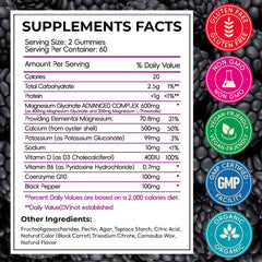 Closeup of CNFHDI gummies texture highlighting sugar-free blackberry flavor