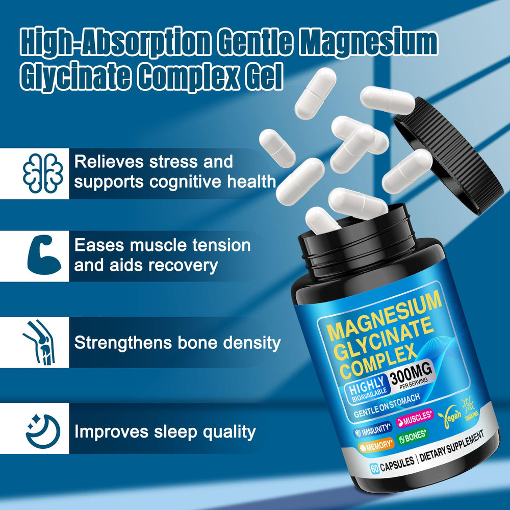 CNFHDI magnesium glycinate serving dispense for easy daily intake
